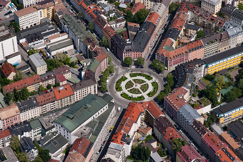 <b>projekt:</b> luftbilder gaertnerplatz münchen